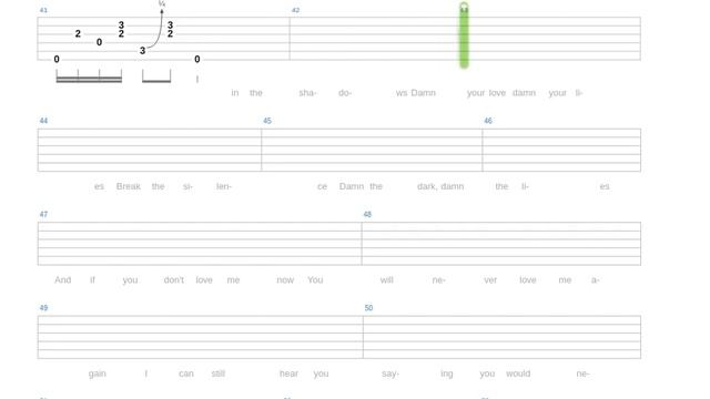 The Chain Tab by Fleetwood Mac + Guitar only + Guitar tab смотреть онлайн