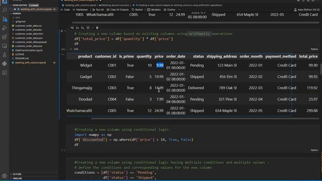 [03] Python Pandas Tutorial : Data Cleaning - Working with columns of Pandas Data Frame - Part2