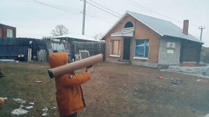 Новая игрушка "гранатомет". первые запуски #рпг #игрушка #diy