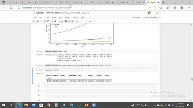 Basics of Data Analytics with Python lecture 12