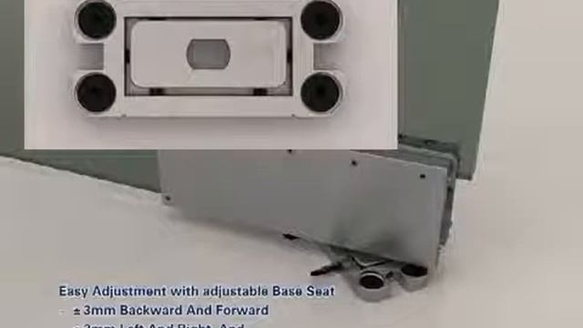 Фитинг доводчик для стеклянной двери Ozone смотреть онлайн