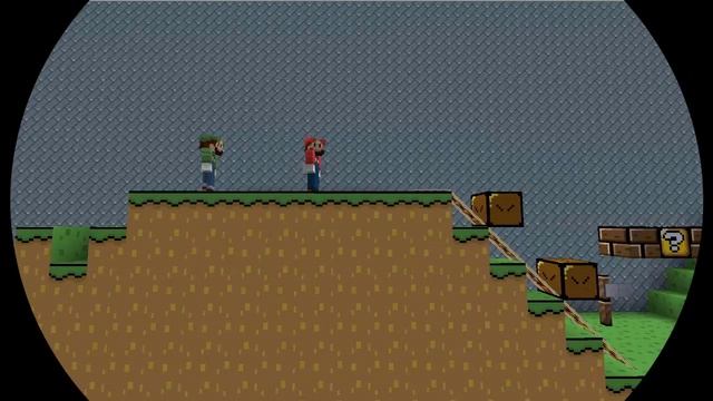 Minecraft - New Super Mario Bros. 1-1 - Super MarioCraft смотреть онлайн