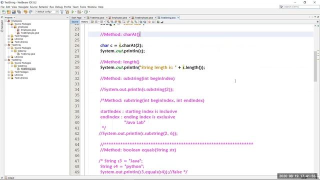 Strings in Java || Object Oriented Programming Java Lab