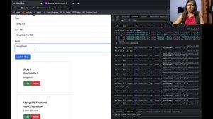 CRUD Operations on MongoDB through React frontend | Part 5 | Update Blog