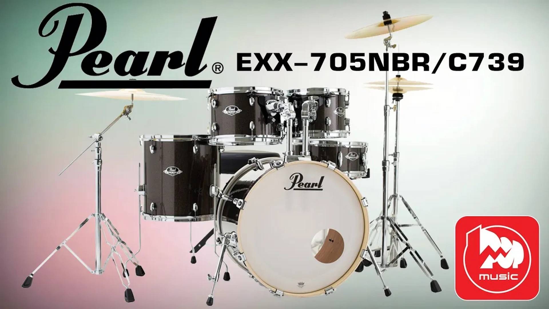 Барабанная установка Pearl EXX-705NBR  ( бас-барабан 20" )