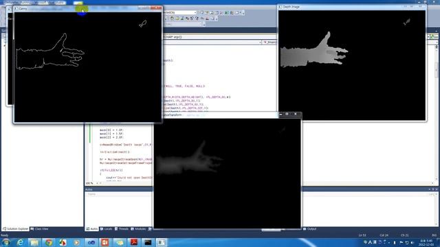 hand shape using cvDistTransform(based on Kinect SDK / OpenCV) смотреть онлайн