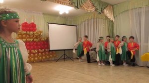 Русский народный танец. Дети садика 242 на юбилее. Круглов Федор
