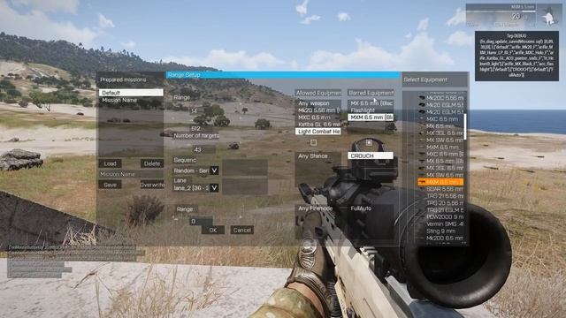 ArmA 3: firing range script WIP update look at the interface смотреть онлайн