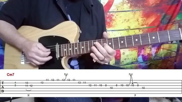 BLUES GUITAR LESSON - C MINOR BLUES SOLO - Jimmy Page Style смотреть онлайн