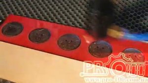 Маркировка продукции на лазерном гравере.