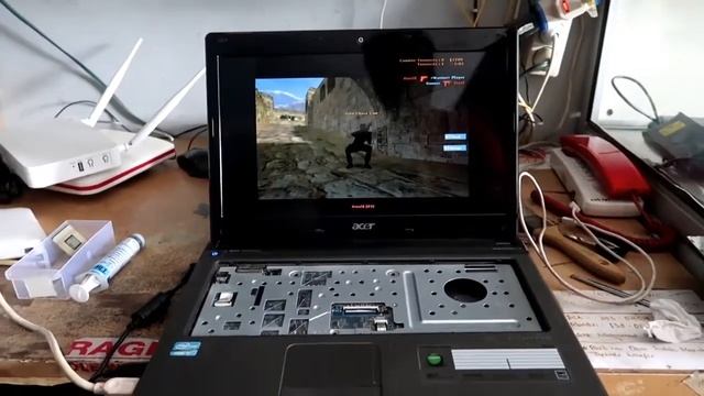 Upgrade Procesor Dual G940 to Core i7-2620QM in Acer 4755G смотреть онлайн