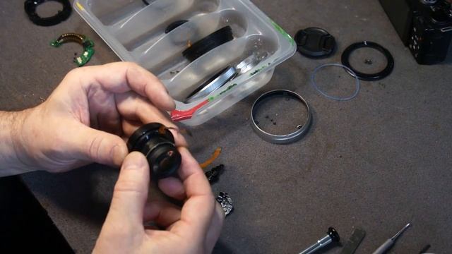 FUJINON XF 27mm 1:2.8 ремонт с ошибками в диагностике. LENSSERVIS мастерская оптики в СПб смотреть онлайн