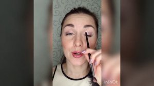 Нанесение жидких теней