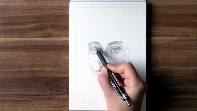 Рисунок карандашом. Портрет девушки. / Bleistiftzeichnung - Portrait zeichnen im Zeitraffer. смотреть онлайн