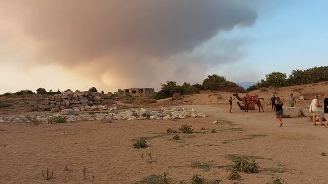 ПОЖАР В МАНАВГАТЕ 🔥🔥 Я нахожусь сейчас в Сиде, все в дыму смотреть онлайн
