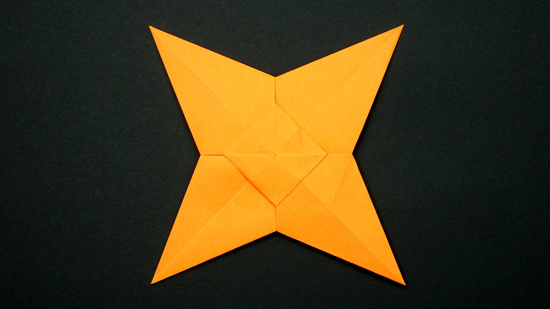 Как сделать Звезду из бумаги Четырехконечную | Оригами Звезда своими руками без клея для детей