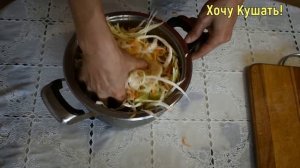 Витаминный Салат Из Свежей Капусты и Морковки.