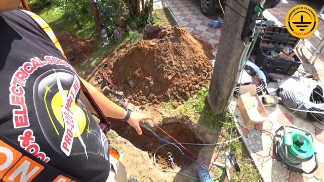 Заземление. Что лучше один штырь (заземлитель) 6м или два штыря по 3м? Монтаж заземления ZANDZ.