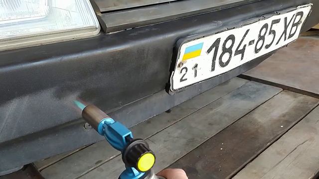 как восстановить пластик бампера смотреть онлайн