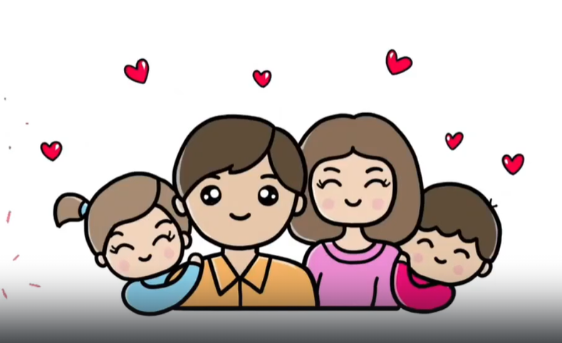 Рисуем Семью вместе))) смотреть онлайн