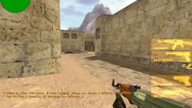 Как я тренируюсь на ботах [Cs 1 6] смотреть онлайн