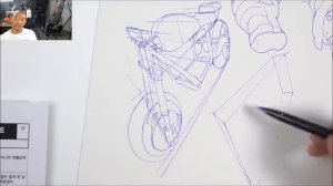 Faces & Cars in Different Angles Art Lesson (From Kim Jung Gi)