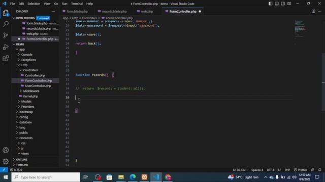 Fetch Data from Database in Laravel - Get and Display data in blade Laravel 10