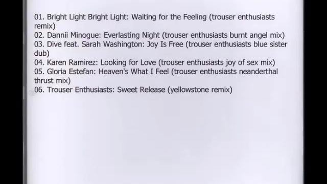 dannii minogue - Everlasting Night (Trouser Enthusiasts' Burnt Angel Mix) смотреть онлайн