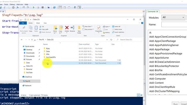 PowerShell create log file with date | Create Log File in PowerShell смотреть онлайн
