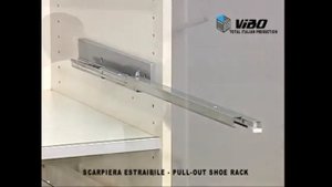 Полки для обуви боковые Vibo (обувницы) в шкаф. Монтаж и принцип работы