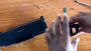 HP 107A toner Cartridge chip restoration. 107A toner without chip. Exchange 107A toner to a printer