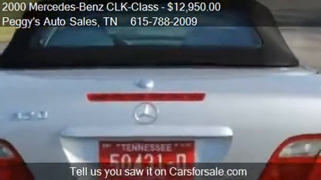 2000 Mercedes-Benz CLK-Class CLK320 Cabriolet - for sale in смотреть онлайн