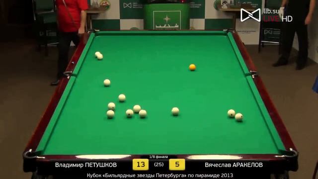 Петушков - Аракелов. Бильярдные звезды Петербурга 2013 смотреть онлайн