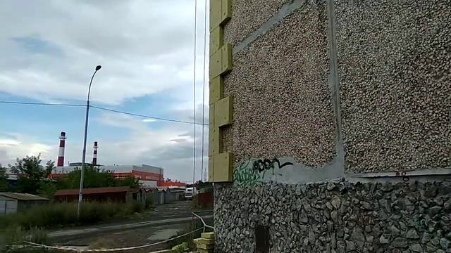 Утепление фасада базальтовой ватой, методом промышленного альпинизма. смотреть онлайн