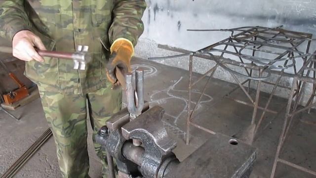 кресло с подлокотниками ковка сварка смотреть онлайн