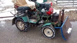 Самодельный минитрактор с двигателем лифан 1