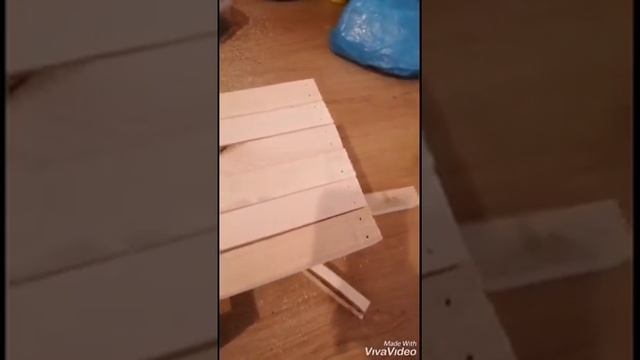 Стеллаж из паллет для цветов