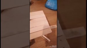 Стеллаж из паллет для цветов