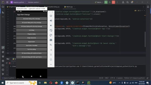 [2023] Part 28: Alerts Dialog box | Mobile Automation Testing With Python смотреть онлайн
