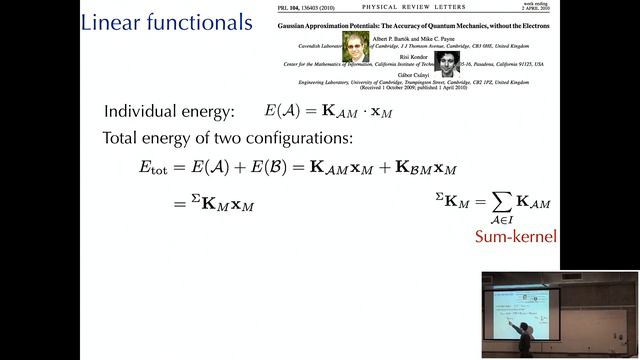 NOMAD Summer 2018 - Day 4 - Lecture Gábor Csányi смотреть онлайн