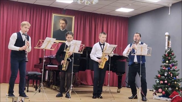 Иоганн Себастьян Бах. "Сарабанда". Исполняет ансамбль духовых инструментов ДМШ имени Аренского.