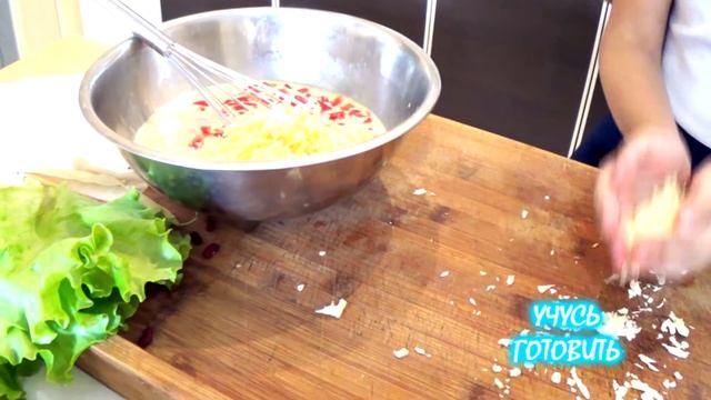 НЕОБЫЧНЫЙ ОМЛЕТ В ДУХОВКЕ. Очень сытный и вкусный перекус. смотреть онлайн