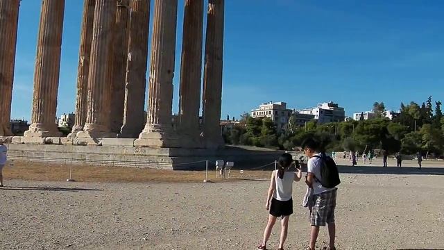 Храм Зевса Олимпийского. Афины, Греция / Temple of Olympian Zeus, Athens смотреть онлайн