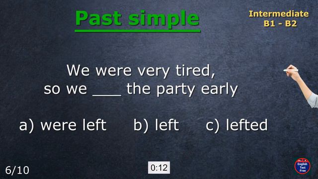 #quiz Past Simple (10) #englishgrammar #intermediate