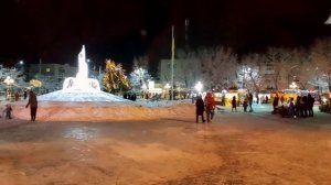 Городские новогодние ёлки городов Лисичанск, Северодонецк, Рубежное