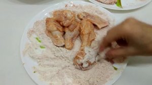 Не острые хрустящие куриные крылышки из KFS.