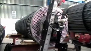 MM2000i A - использование мобильного станка для фланцев для теплообменников