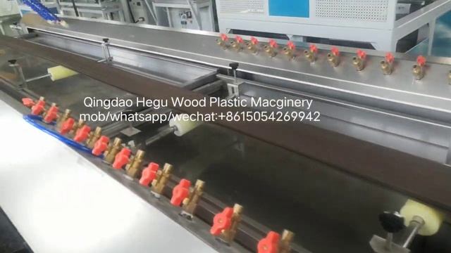 Со-экструзионная линия для производства террасной доски с 3Dтиснением из ПЭ ДПК смотреть онлайн