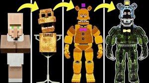 из ЖИТЕЛЯ в КОШМАРА МАЙНКРАФТ фнаф пять ночей с фредди майнкрафт fnaf minecraft five