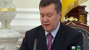 Янукович выговорил слово «археология» с 4-й попытки